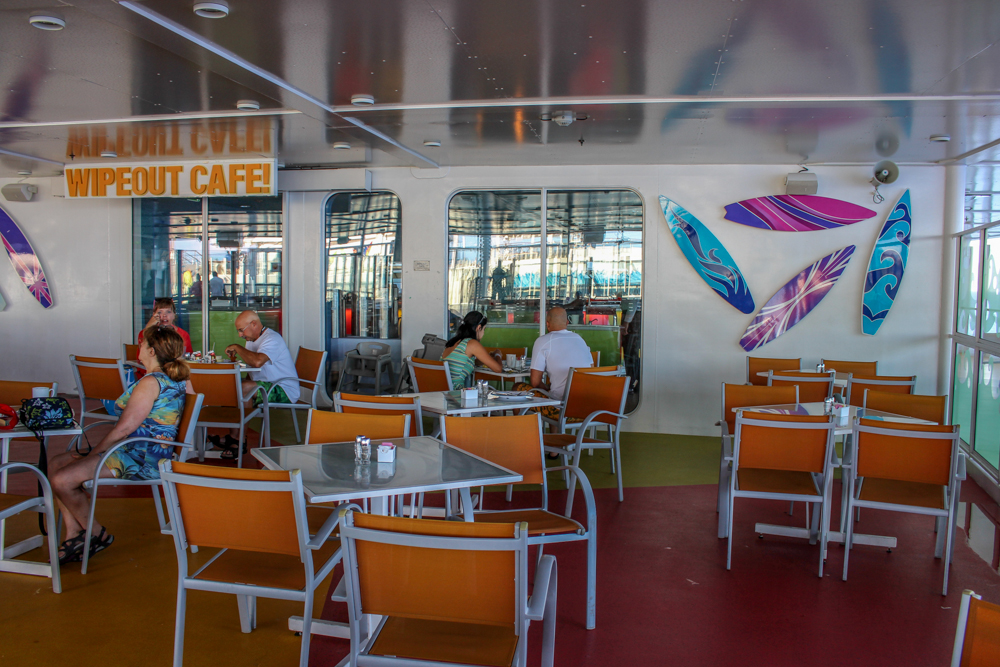 Wipe Out Cafe on Oasis of the Seas