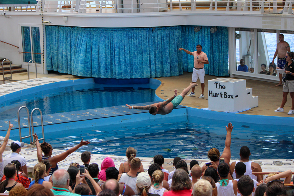 Belly Flop on Oasis of the Seas