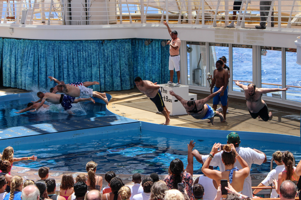 Belly Flop on Oasis of the Seas