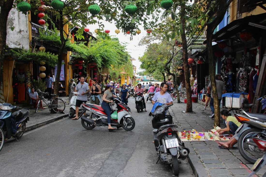 Busy streets in the Ancient City