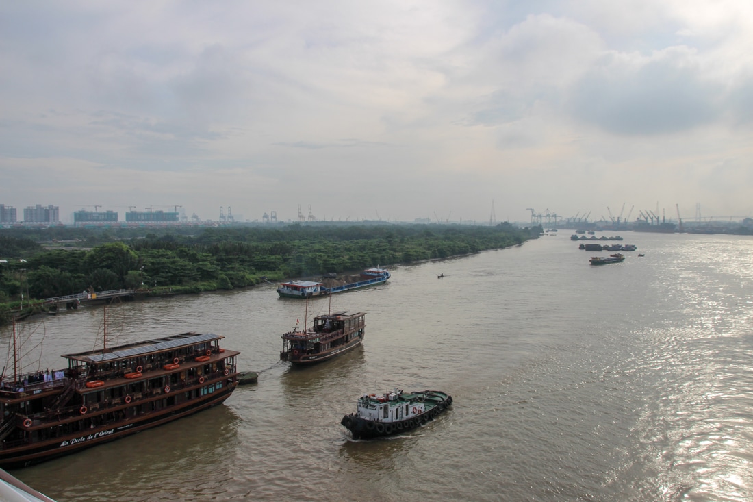 The river leading to Ho Chi Minh