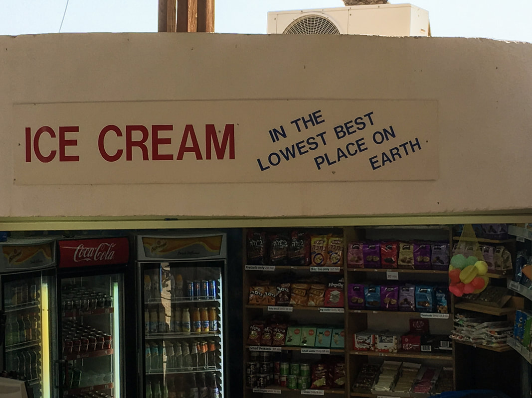 Ice Cream Shop at the Dead Sea - Israel Trip Planning