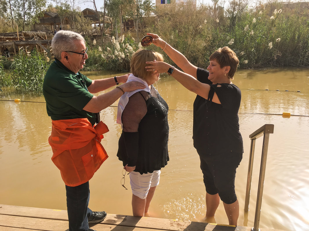 Baptismal in the Jordan River - Israel trip planning