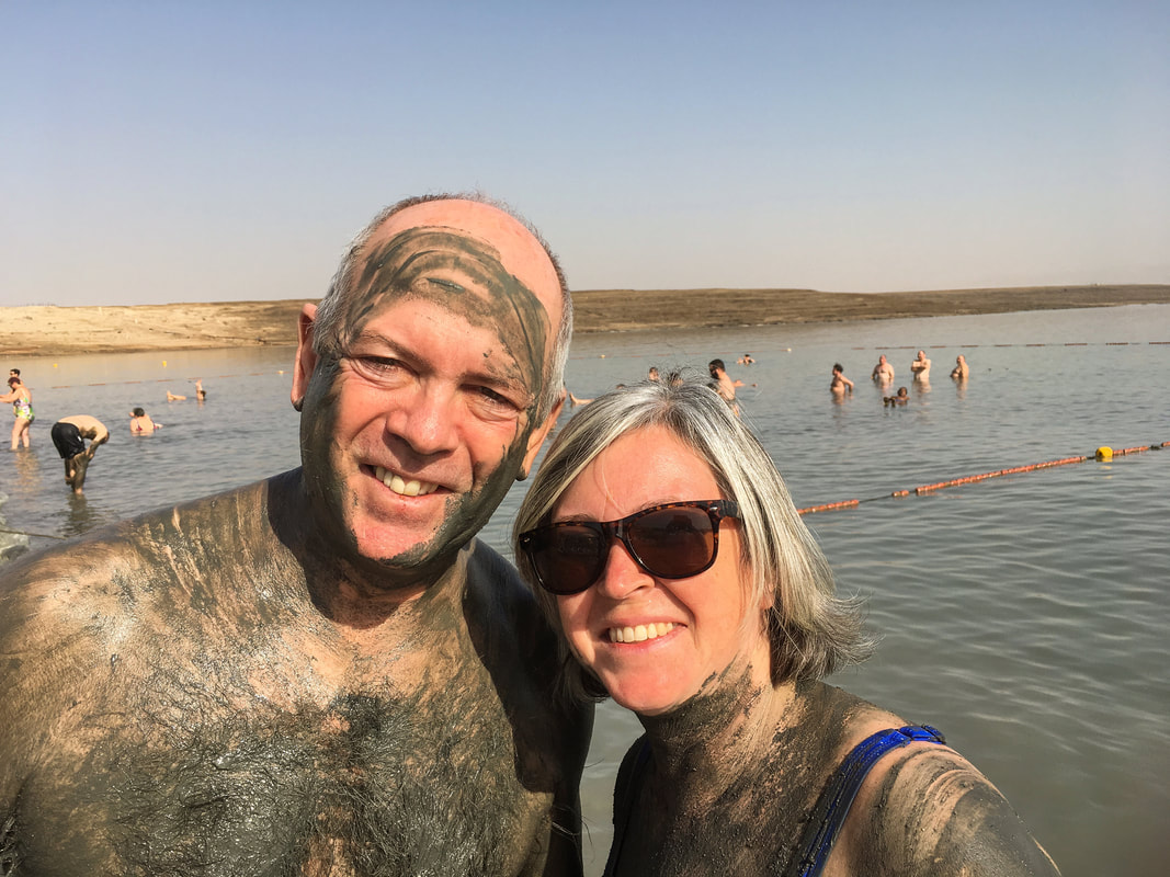 Mudding at the Dead Sea - Israel Trip Planning