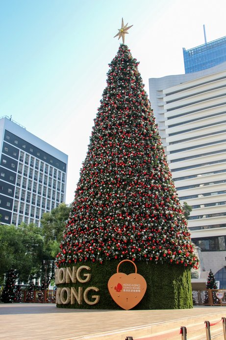 Christmas tree in Hong Kong