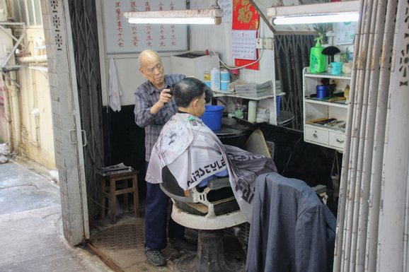 87 year old barber!