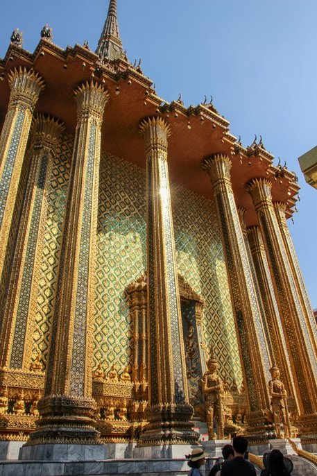 Golden facades