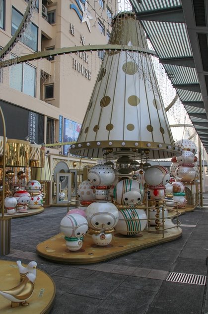 Christmas ornaments in Hong Kong