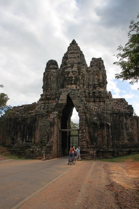 Entrance gate to Angkor Thom
