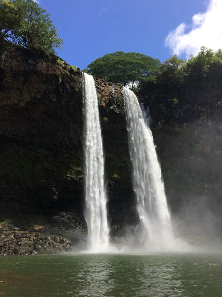 Wailua Falls from the bottom